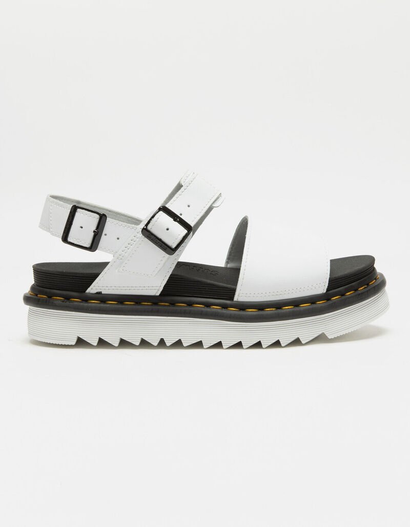 DR MARTENS Voss Womens Leather Strap Sandals - WHITE - 385548150