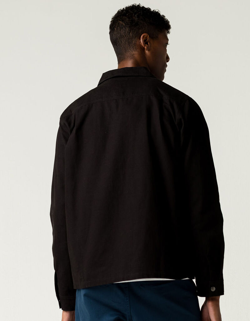 RSQ Mens Black Shirt Jacket - BLACK - 388682100