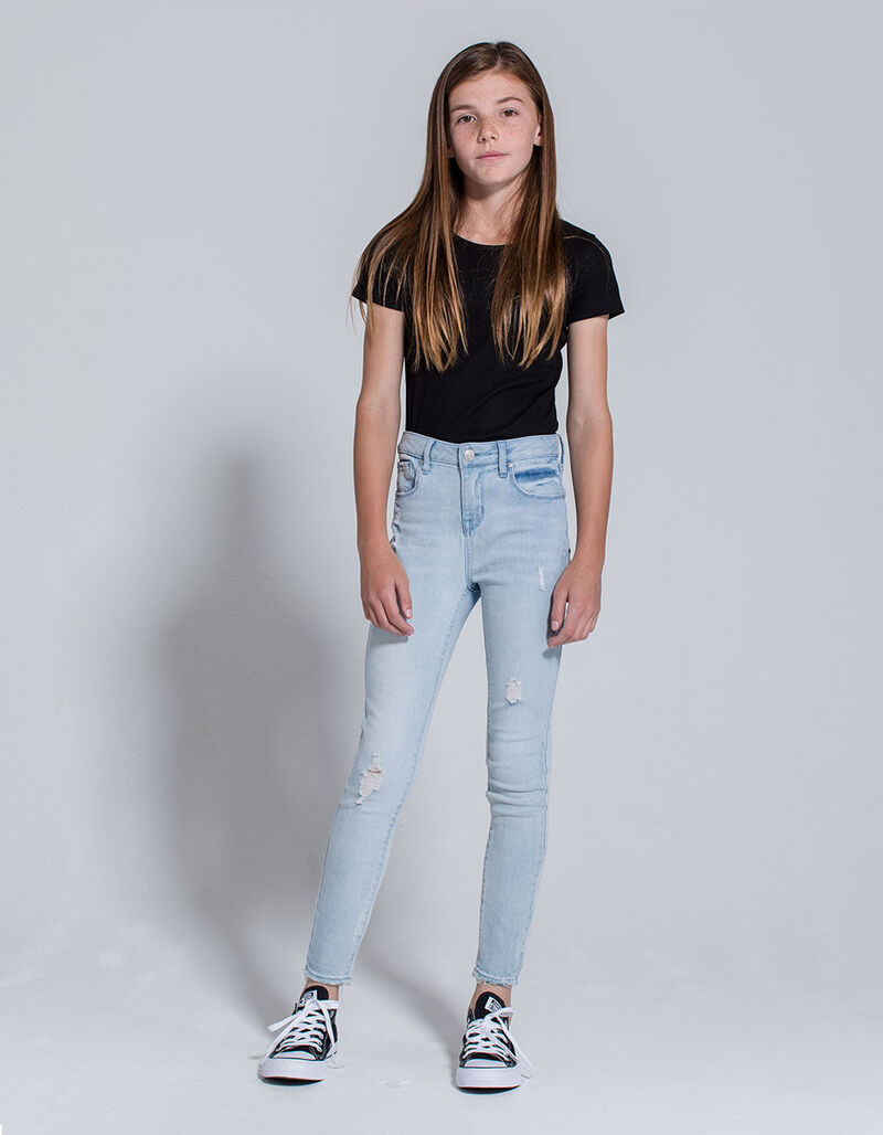 RSQ Cali High Rise Crop Girls Ripped Skinny Jeans - LTWSH - 326739590