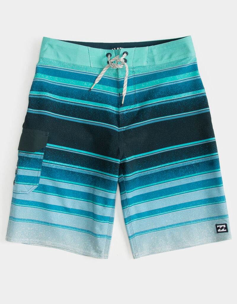 BILLABONG All Day Stripe Boys Boardshorts - BLUE - 395234200