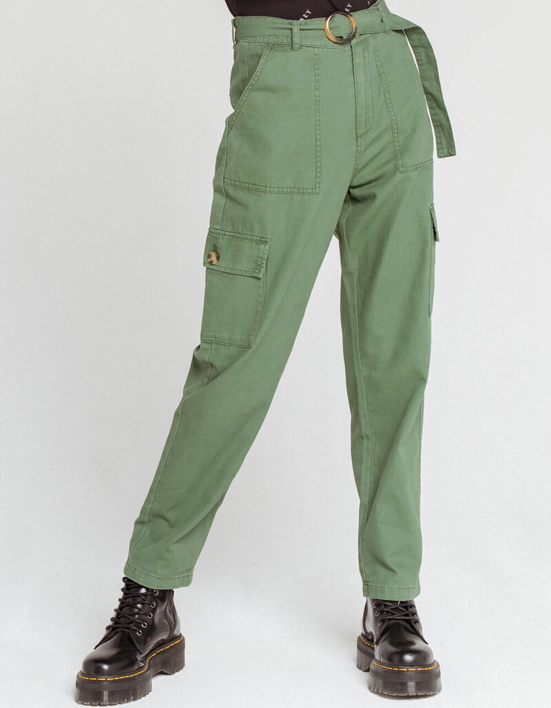 ROXY Sense Yourself Womens Cargo Trousers - GREEN - 374928500
