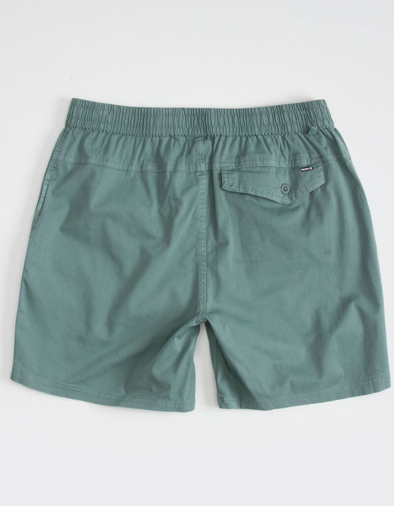 HURLEY Pigment Dye Mens Green Volley Shorts - GREEN - 387527500