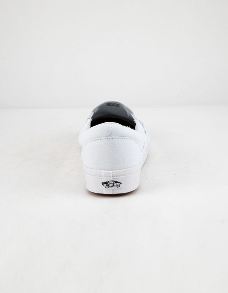 VANS ComfyCush Classic Slip-On True White Shoes - WHITE - 339757150