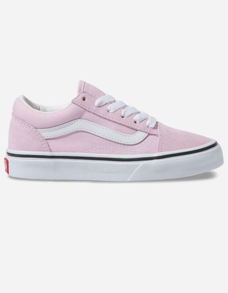 VANS Old Skool Lilac Snow & True White Girls Shoes - LILAC - 350547762
