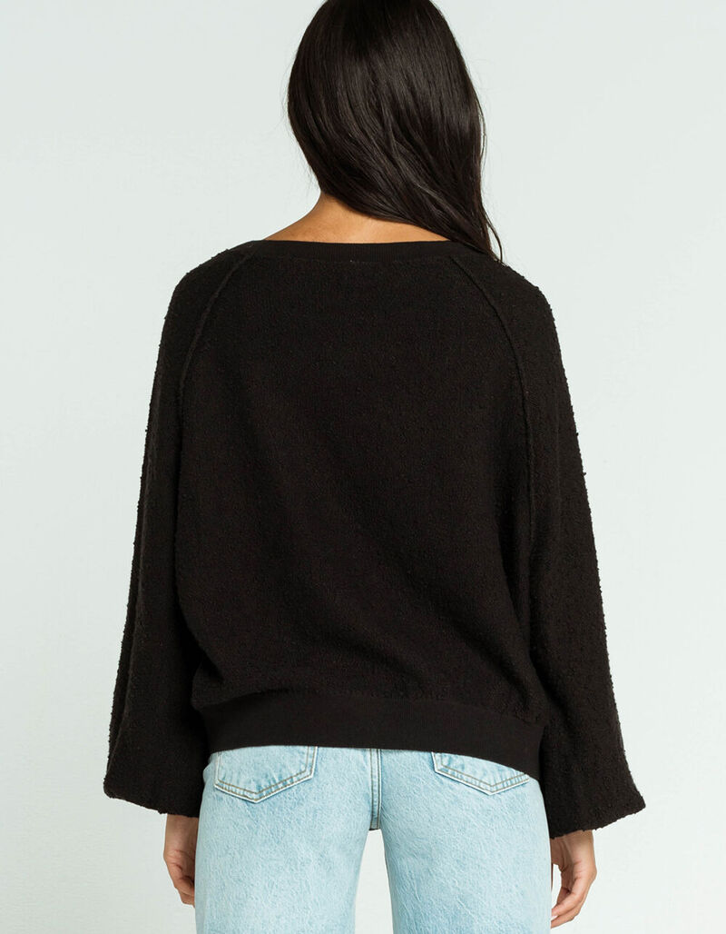FREE PEOPLE Found My Friend Womens Pullover - BLACK - 385546100