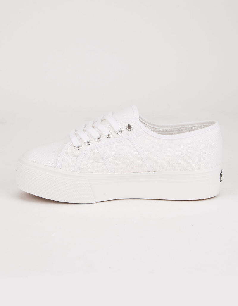 SUPERGA 2790 Linea Up And Down Womens Platform Shoes - WHITE - 355638150