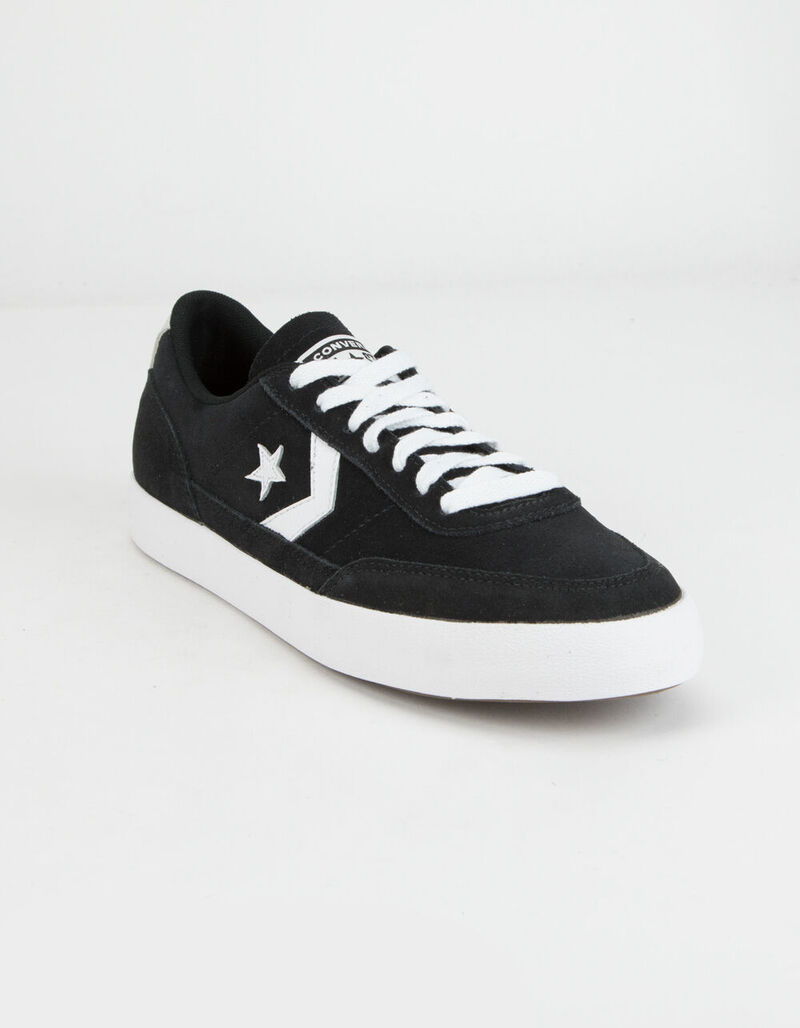CONVERSE Suede And Leather Net Star Classic Black Shoes - BLKWH - 355183125