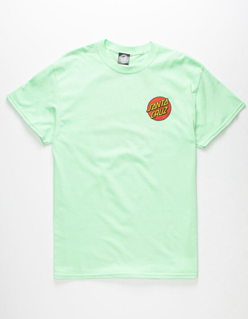 SANTA CRUZ Classic Dot Mens Mint T-Shirt - MINT - 363144523