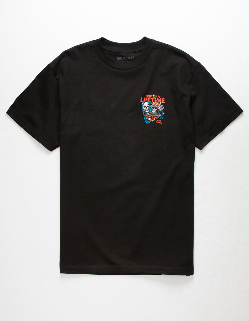 GRIM DAYS Lifetime Mens T-Shirt - BLACK - 375136100