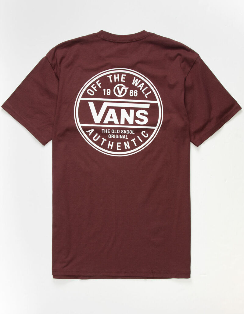 VANS Old Skool Original Mens T-shirt - BURGU - 392007320