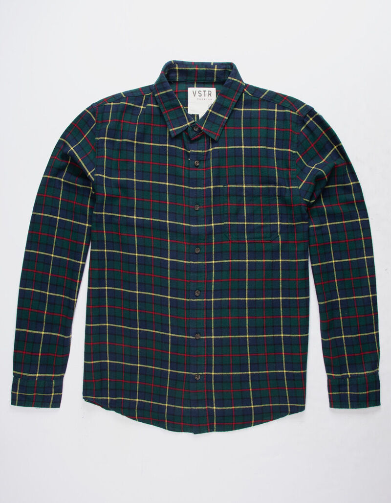 VSTR Carlton Mens Flannel Shirt - NAVY - 336878210