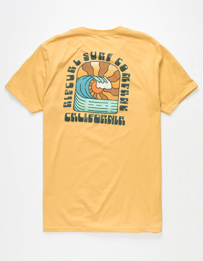 RIP CURL Cali Peeler Premium Mens T-Shirt - MUSTA - 396063620