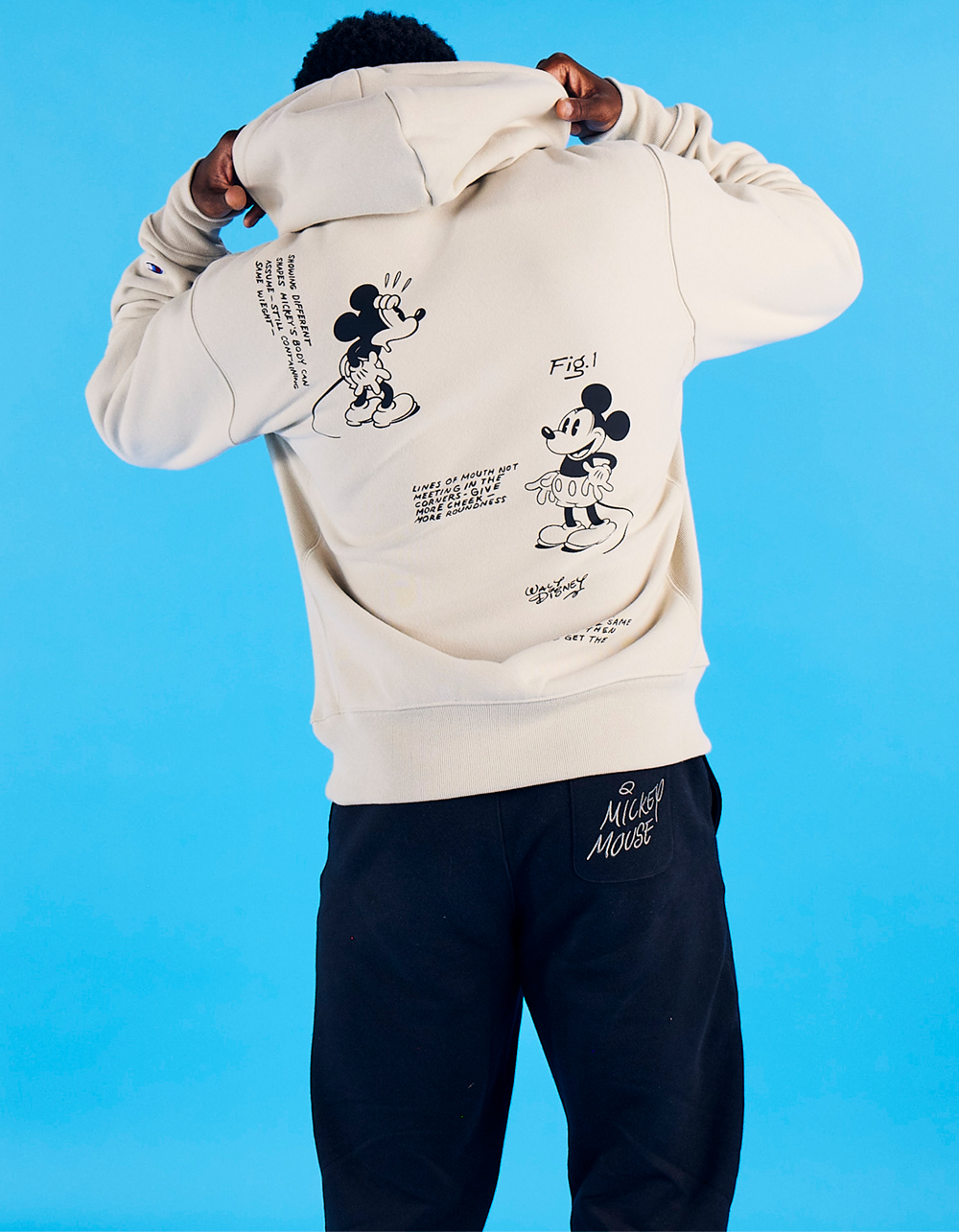 Get Buy Mickey Mouse X Champion Unisex Sweatshirt For Style Your Life