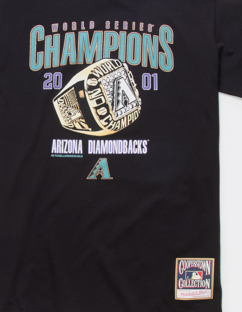 MITCHELL & NESS Arizona Diamondbacks Champions Mens Tee - BLACK