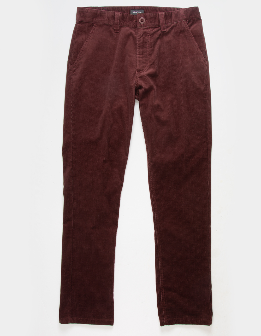 BRIXTON Choice Mens Chino Regular Pants - DK RED | Tillys