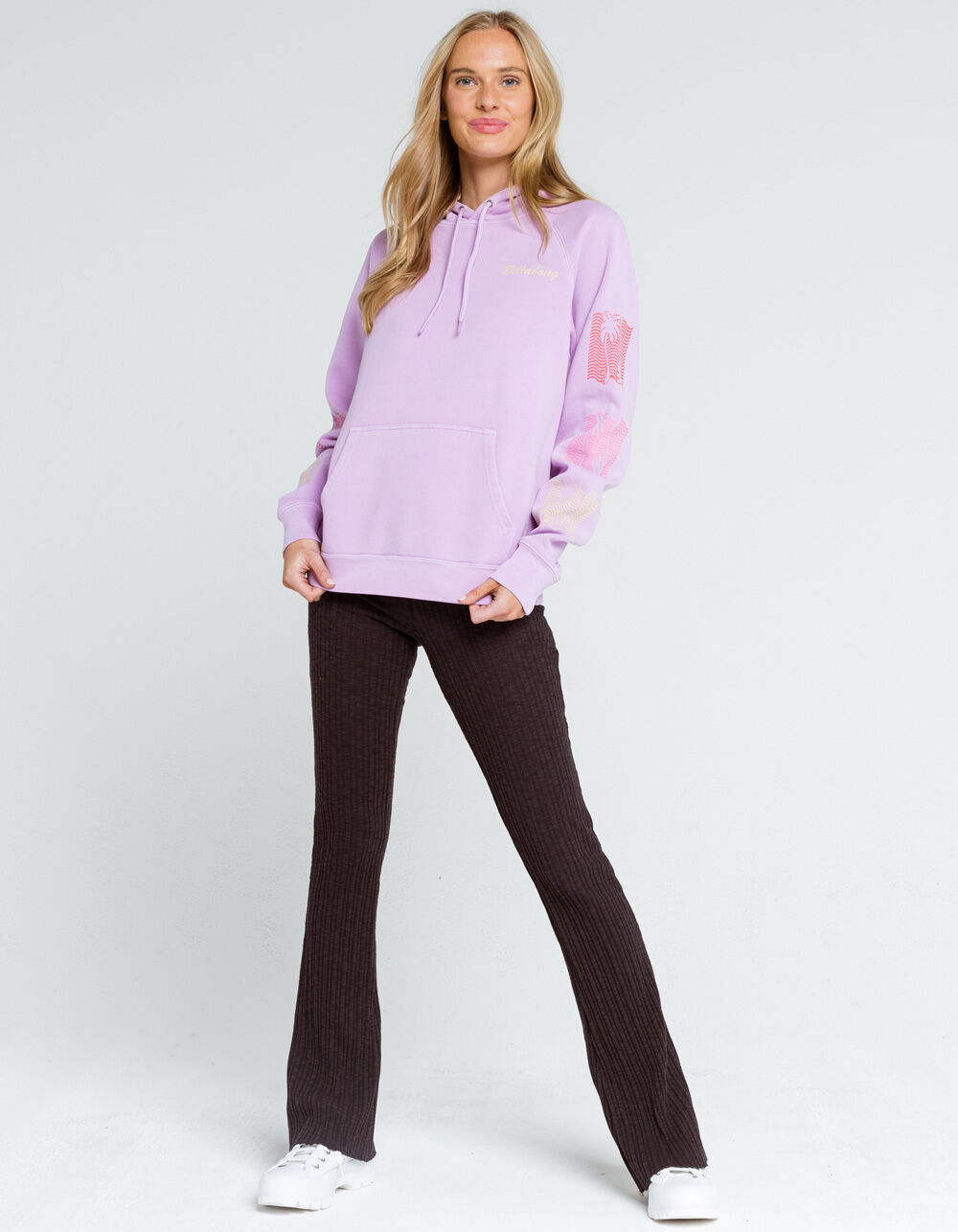 BILLABONG Catching Waves Womens Lilac Hoodie - LILAC | Tillys