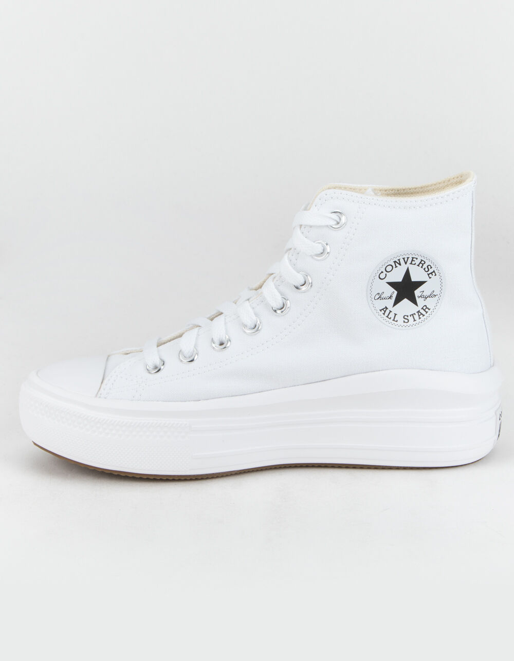 módulo anchura Inminente CONVERSE Chuck Taylor All Star Move Womens White Platform High Top Shoes -  WHITE | Tillys