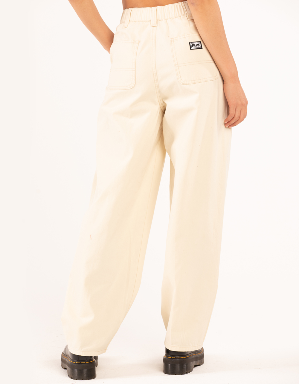 OBEY Tami Womens Baggy Pants - CREAM | Tillys