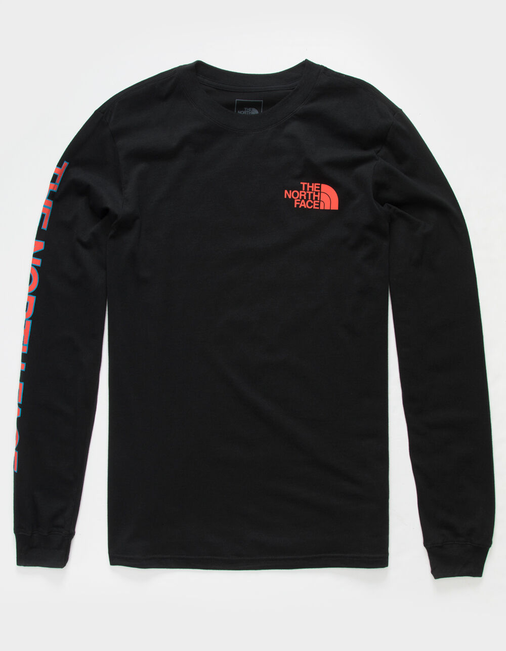 THE NORTH FACE Sleeve Red Ink Mens T-Shirt - BLACK | Tillys