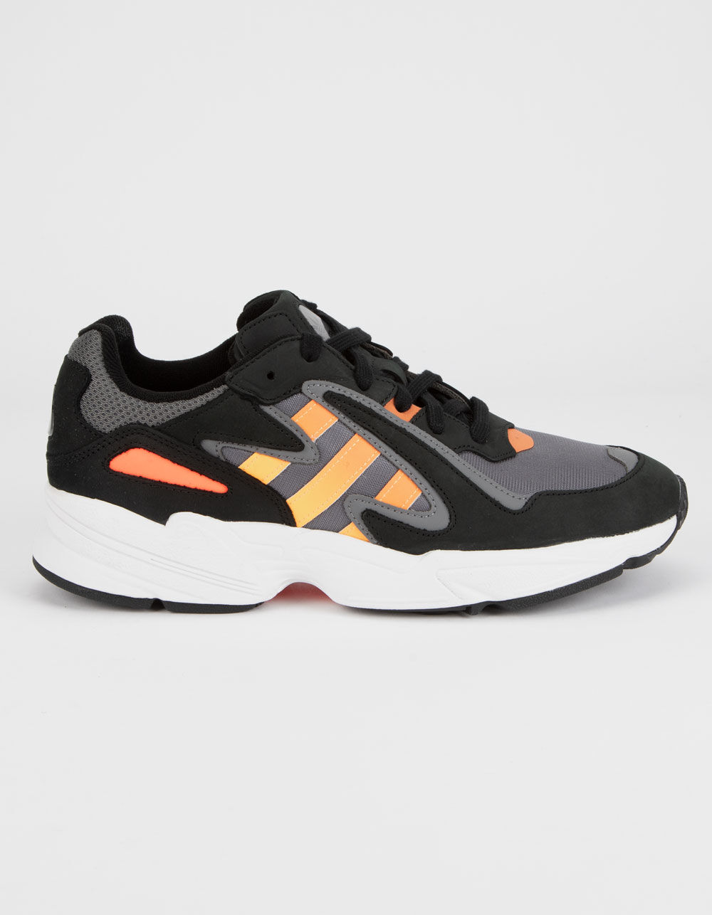 ADIDAS Yung-96 Chasm Core Black & Sol Red Shoes - CORE BLACK/SOL RED ...