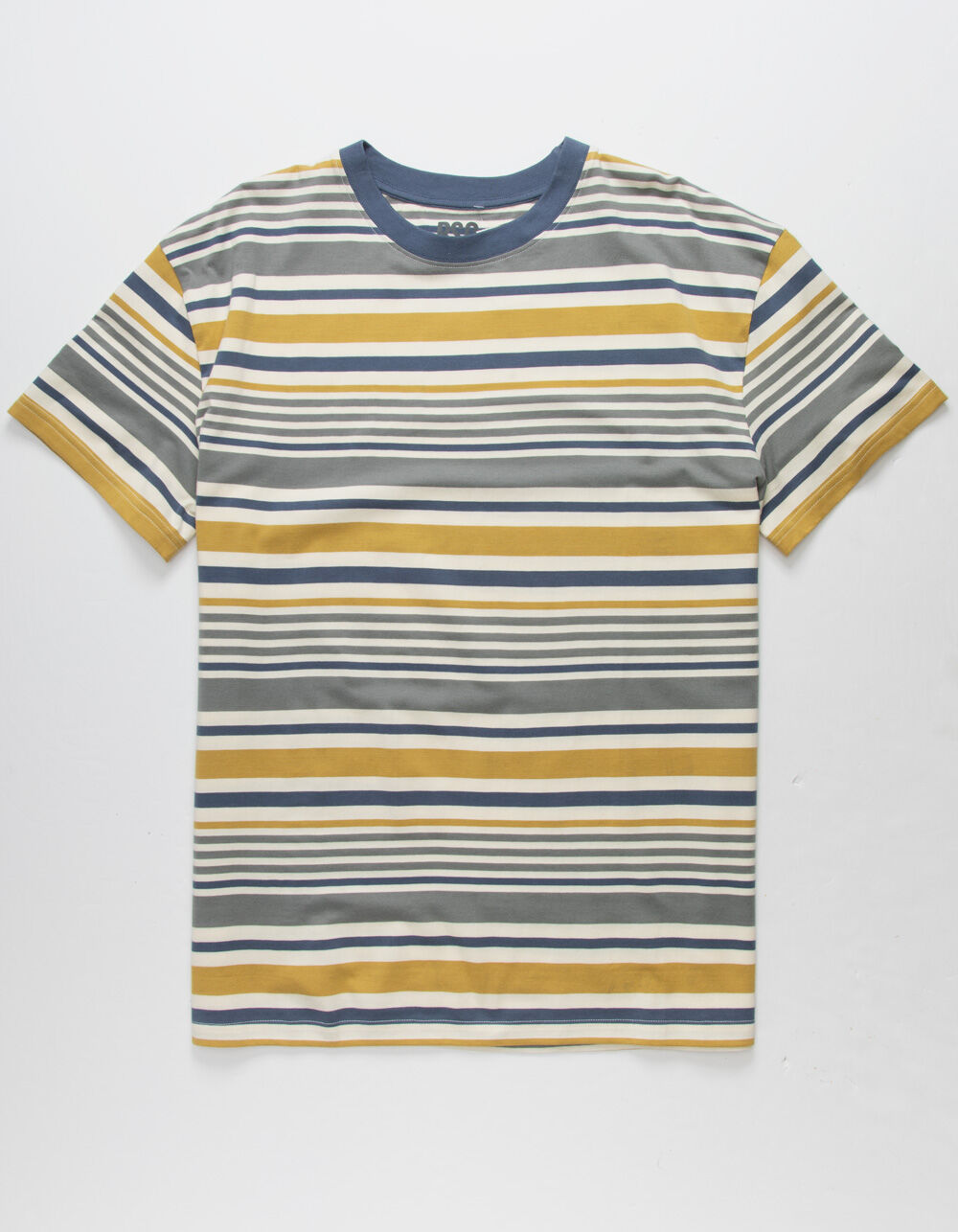 RSQ Oversized Striped Mens T-Shirt - GRAY COMBO | Tillys