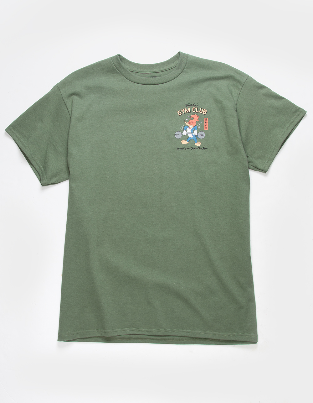 RIOT SOCIETY Woody's Gym Club Mens Tee - MILITARY | Tillys
