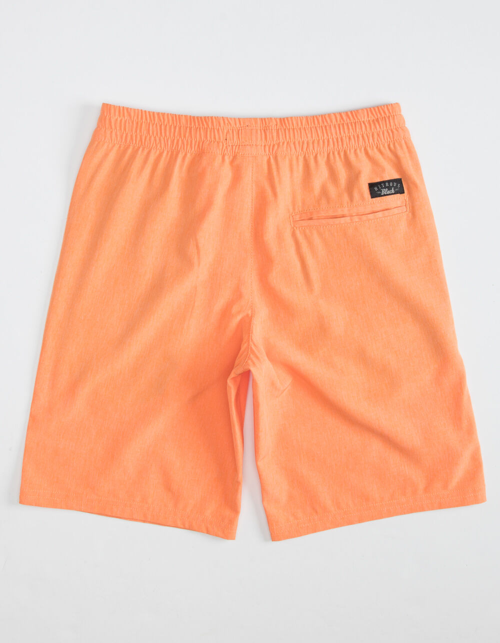 NITROUS BLACK Pull On Boys Neon Orange Hybrid Shorts - NEON ORANGE | Tillys