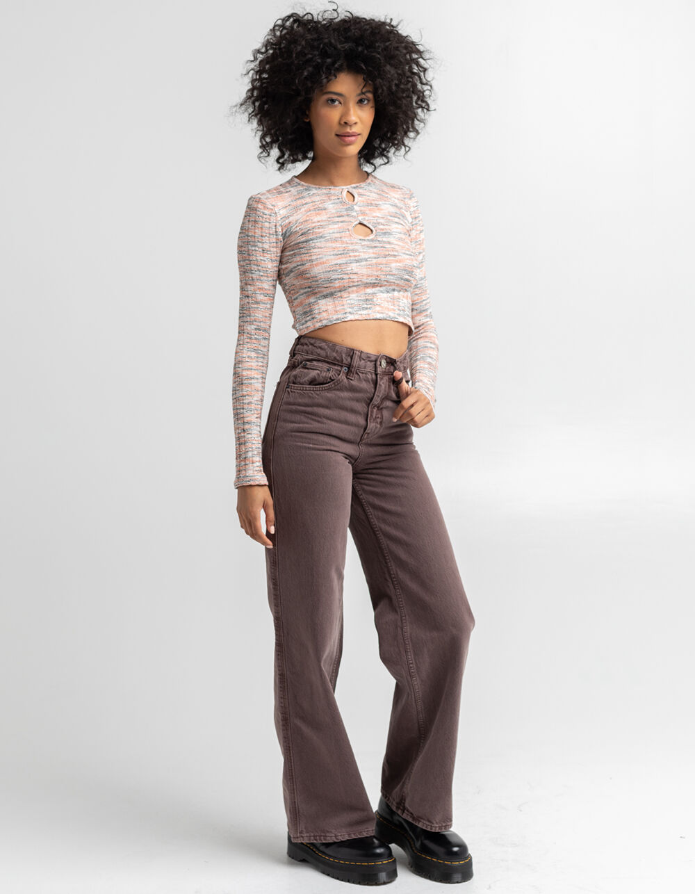 tale vækst hylde BDG Urban Outfitters Puddle Womens Jeans - BROWN | Tillys