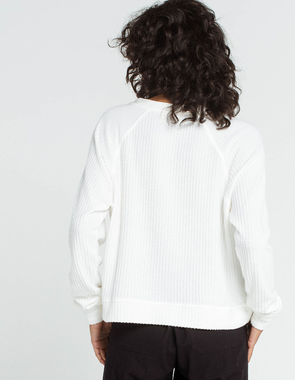 ROXY Take It Home Womens Thermal Knit Top - OFF WHITE | Tillys