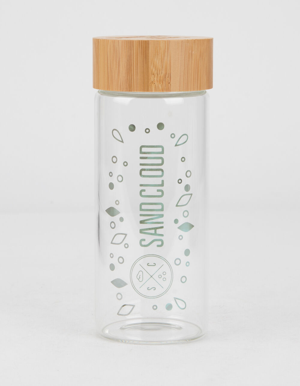 Sand Cloud Oz Save The Fishies Glass Water Bottle Clear Tillys