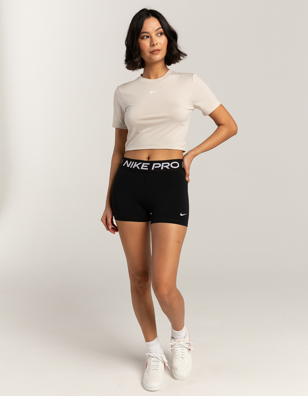 Black Nike Dri Fit Half Tights Track Running Compression Shorts Women’s  Small S