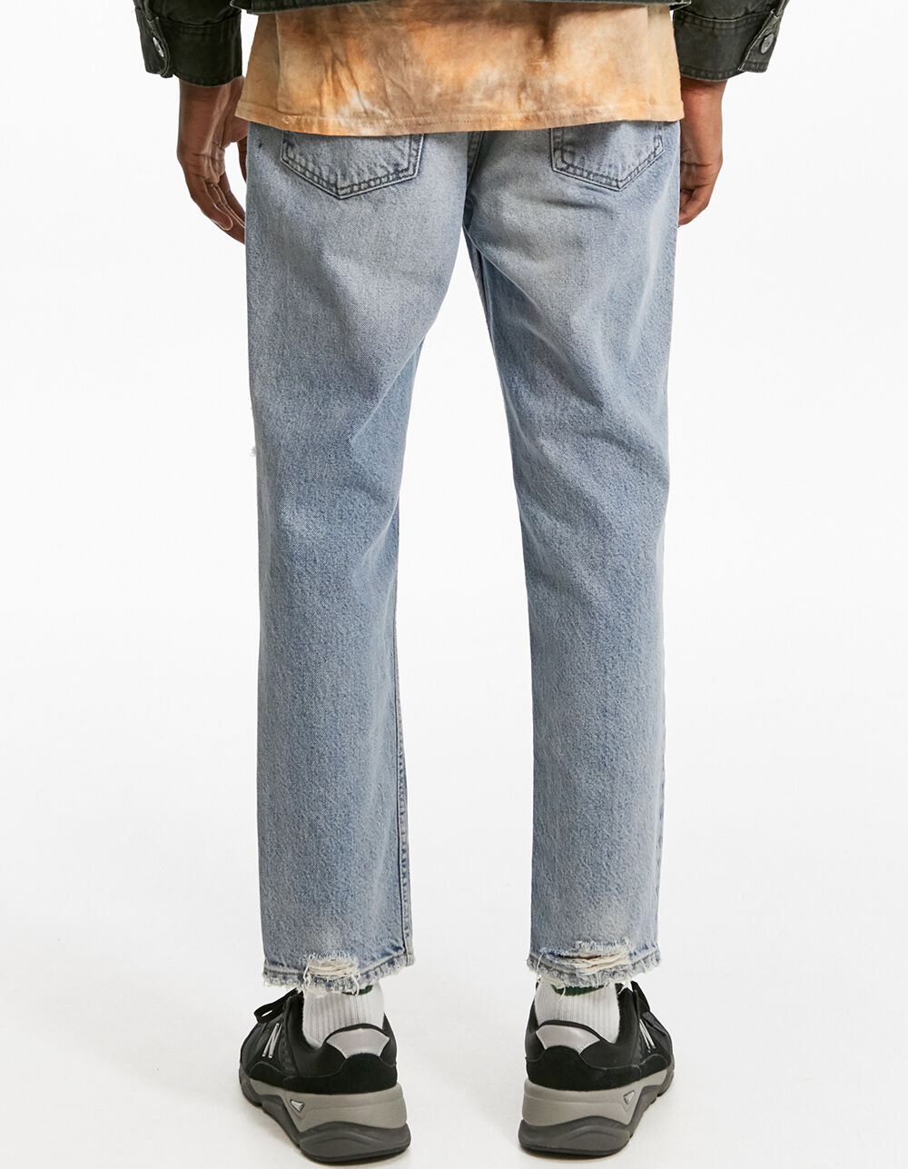 BDG URBAN OUTFITTERS Ripped Mens Dad Jeans - BLUE DENIM | Tillys