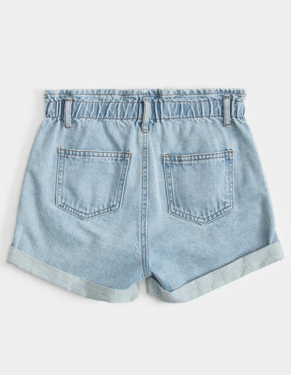 RSQ Girls Paperbag Denim Shorts - MEDIUM WASH | Tillys