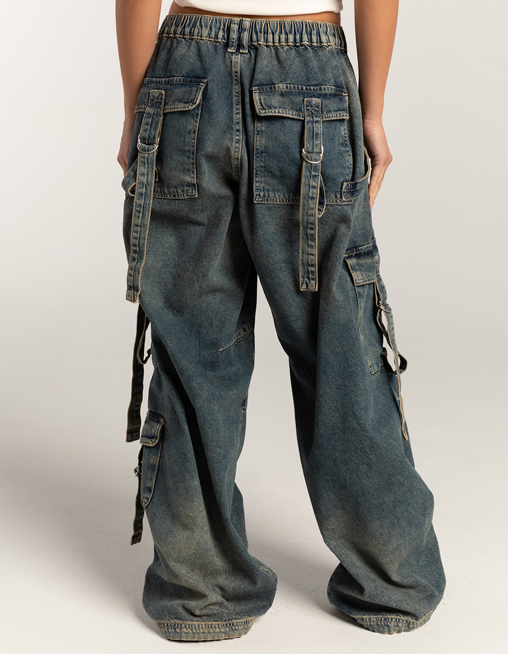 BDG Urban Outfitters Strappy Baggy Womens Cargo Pants - VINTAGE | Tillys