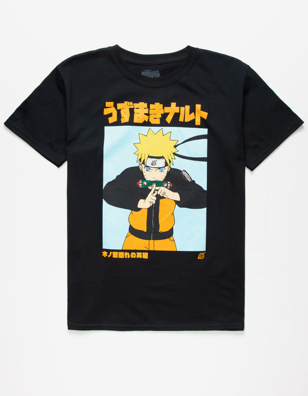 RIPPLE JUNCTION Uzumaki Naruto Boys T-Shirt - BLACK | Tillys