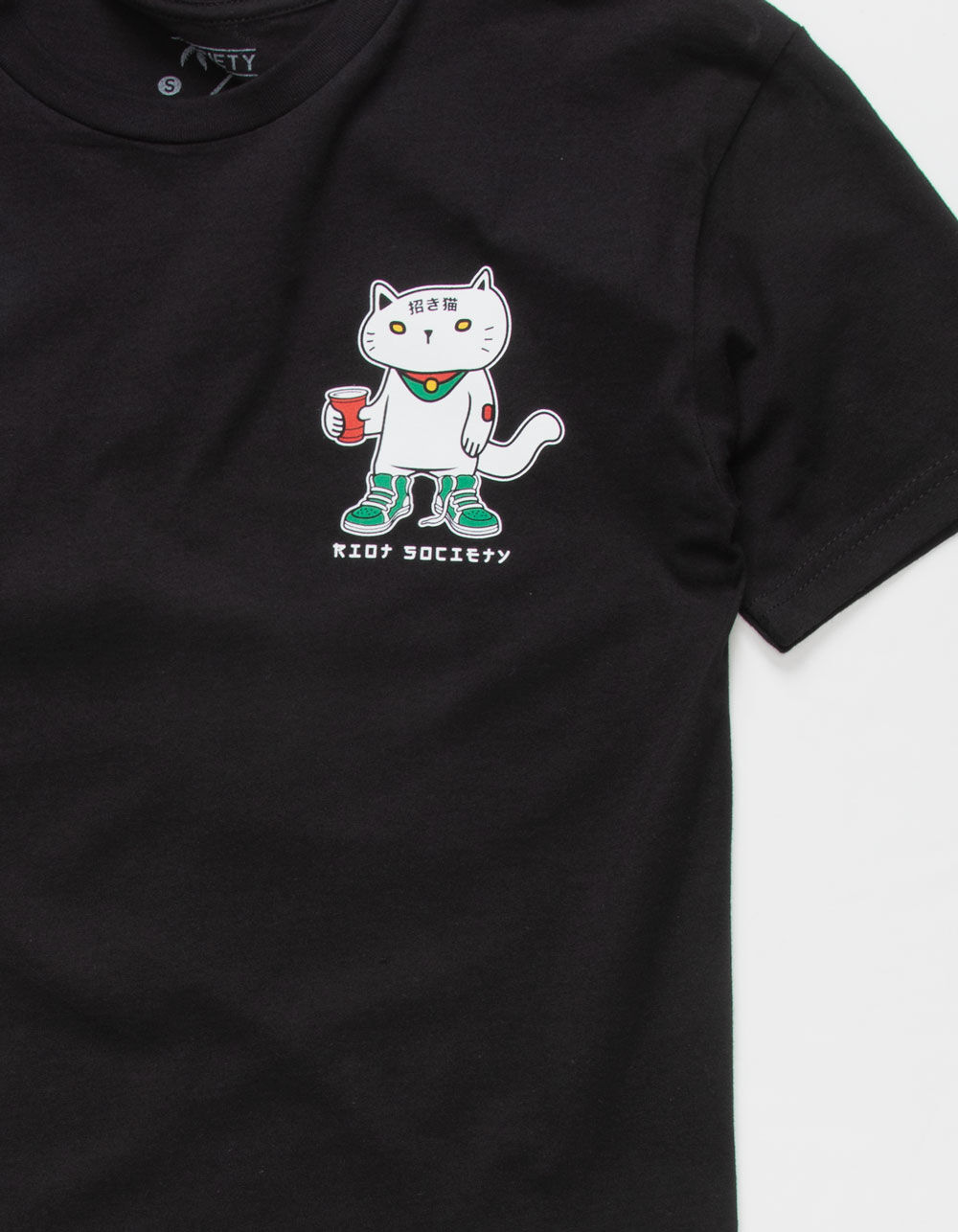 RIOT SOCIETY x Sugee Cat Mens Tee - BLACK | Tillys
