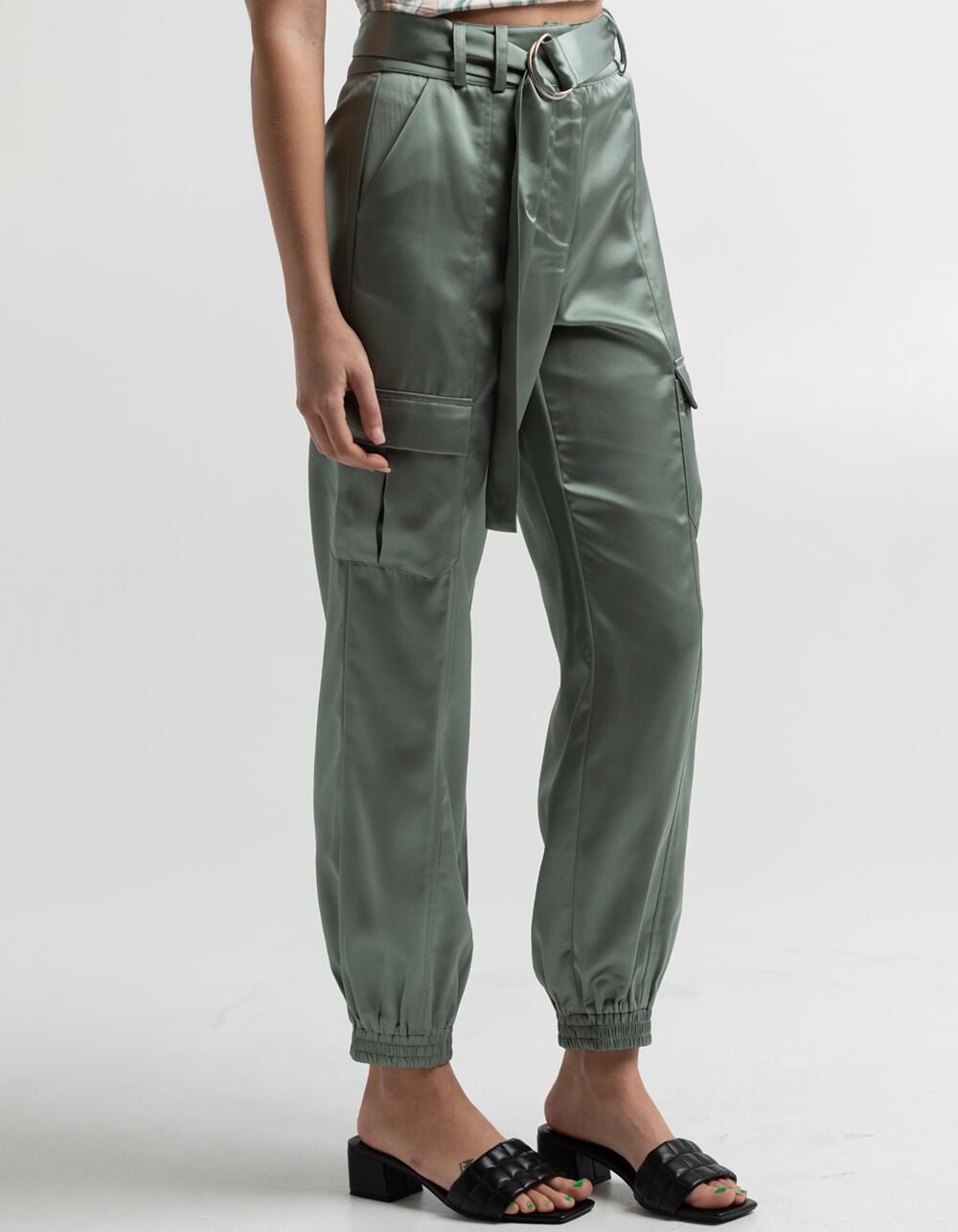 4TH & RECKLESS Jamile Womens Cargo Pants - SAGE | Tillys