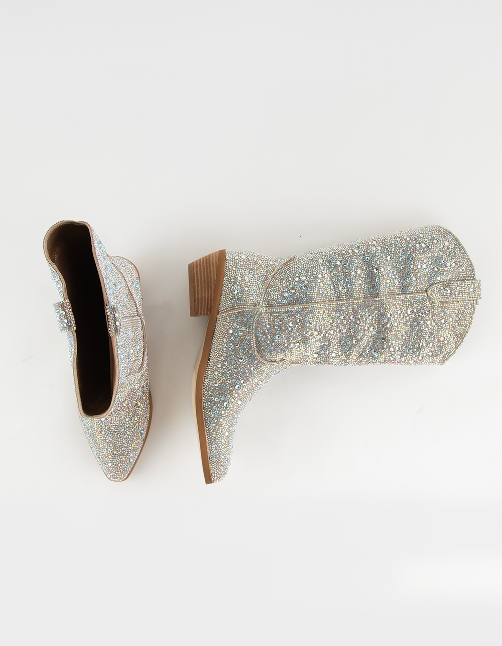 MADDEN GIRL Redford Blush Sparkle Womens Western Boots - BLUSH | Tillys