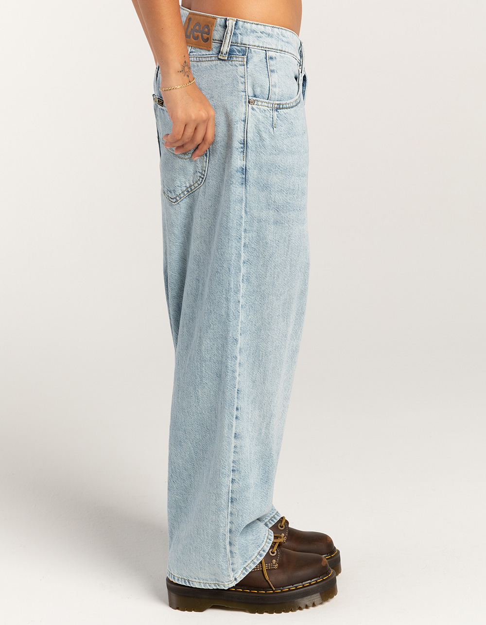 Lee, Jeans, Lee Gold Label Mens Relaxed Fit Jeans Light Blue Denim Cotton  5 Pocket Western