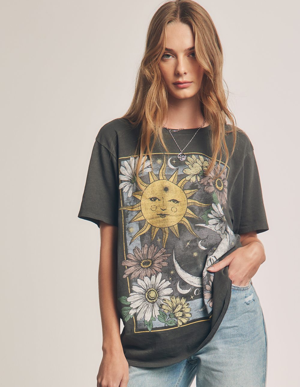 O'NEILL Bewitched Womens Oversized Tee - WASHED BLACK | Tillys