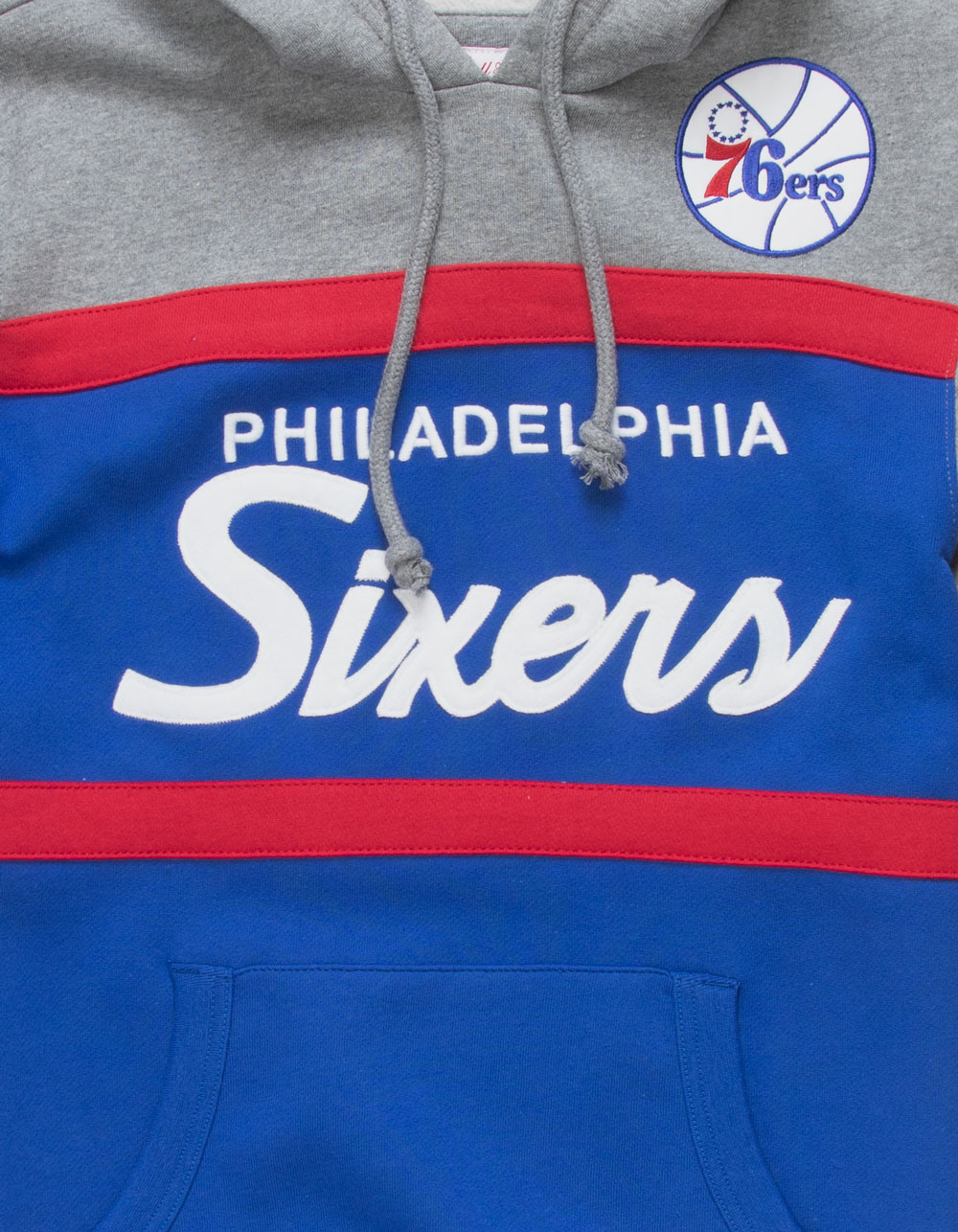 Mitchell & Ness Men's Philadelphia 76ers Short Sleeve Hoodie
