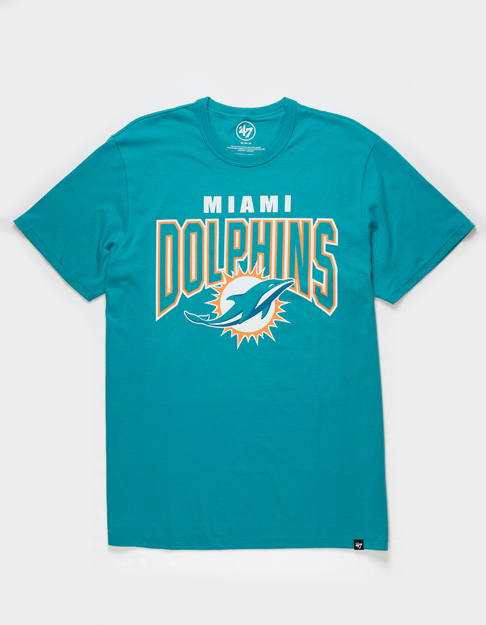 47 BRAND Miami Dolphins Mens Tee - TEAL BLUE