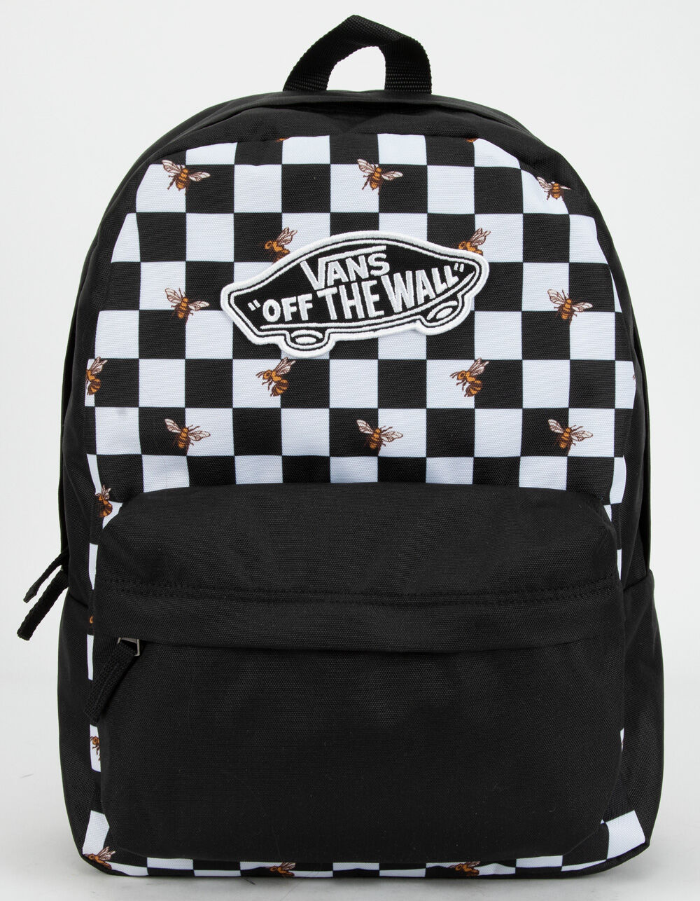 VANS Realm Bee Checkerboard Backpack - BLACK | Tillys