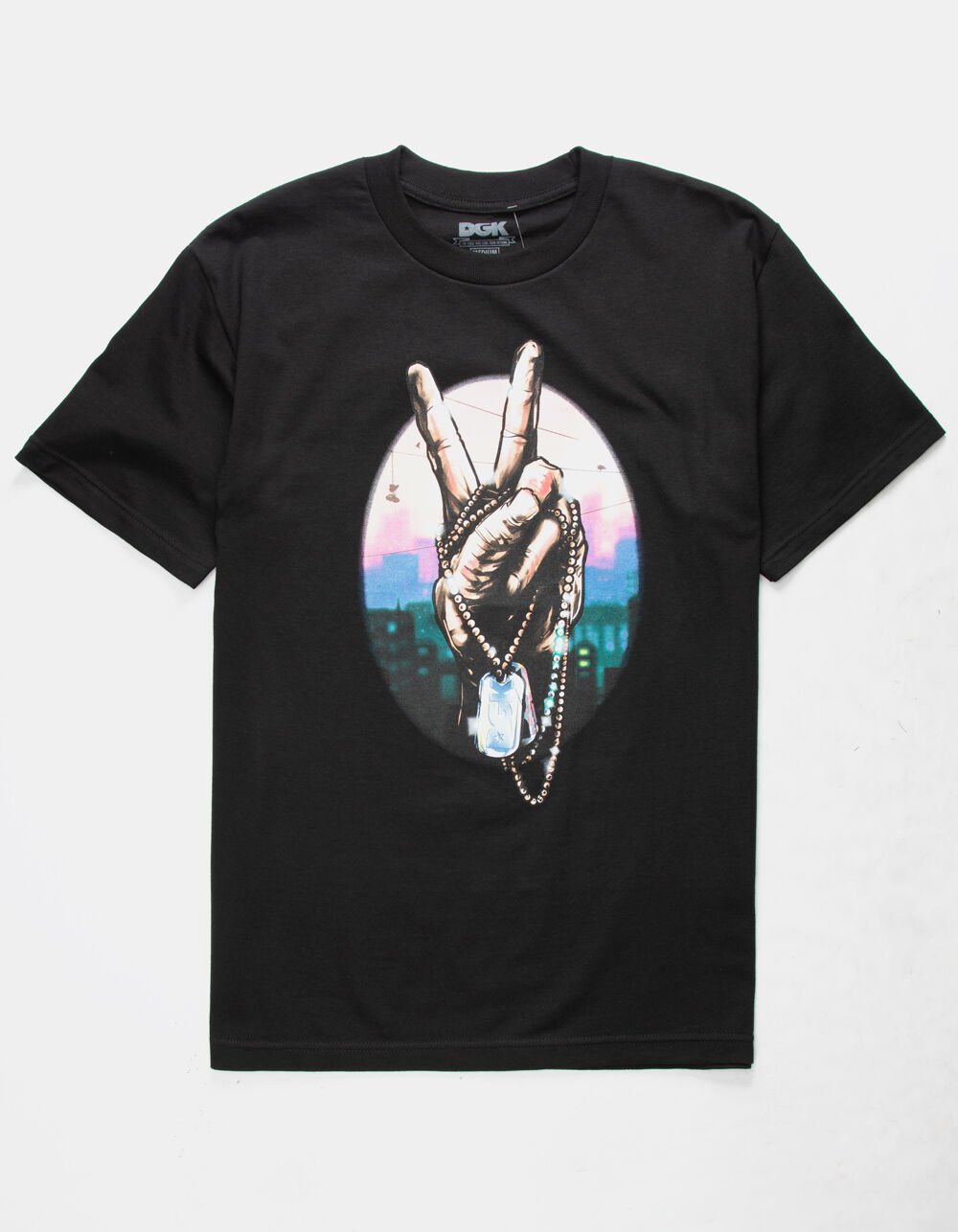 DGK Peace Black Mens T-Shirt - BLACK | Tillys