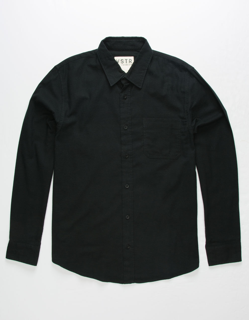 VSTR Solid State Mens Flannel Shirt - BLACK | Tillys