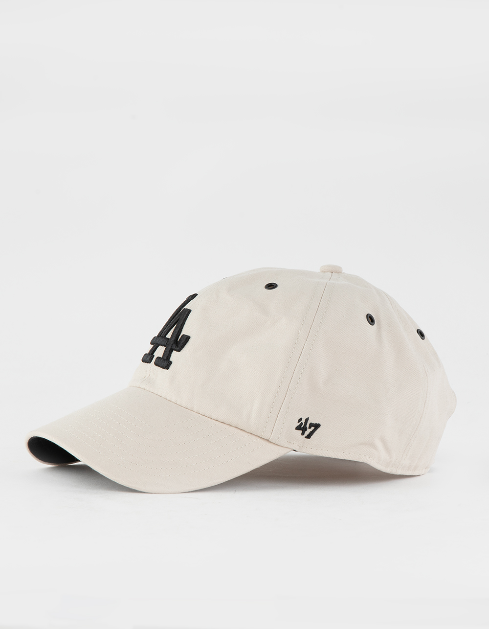 47 Los Angeles Dodgers Clean Up Adjustable Strapback White Hat