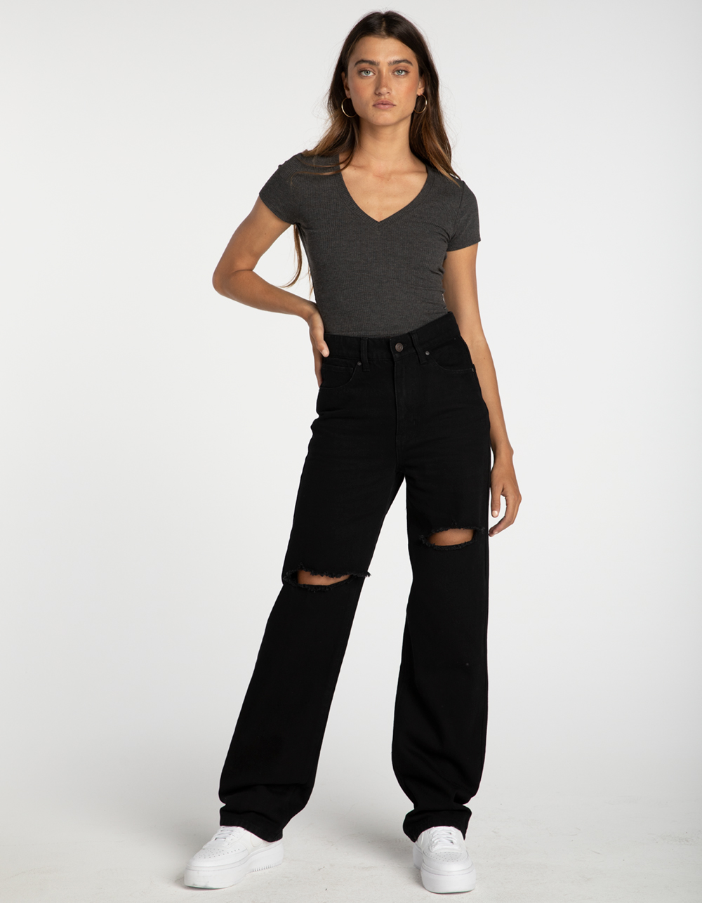 RSQ Womens Baggy Jeans - BLACK DENIM | Tillys