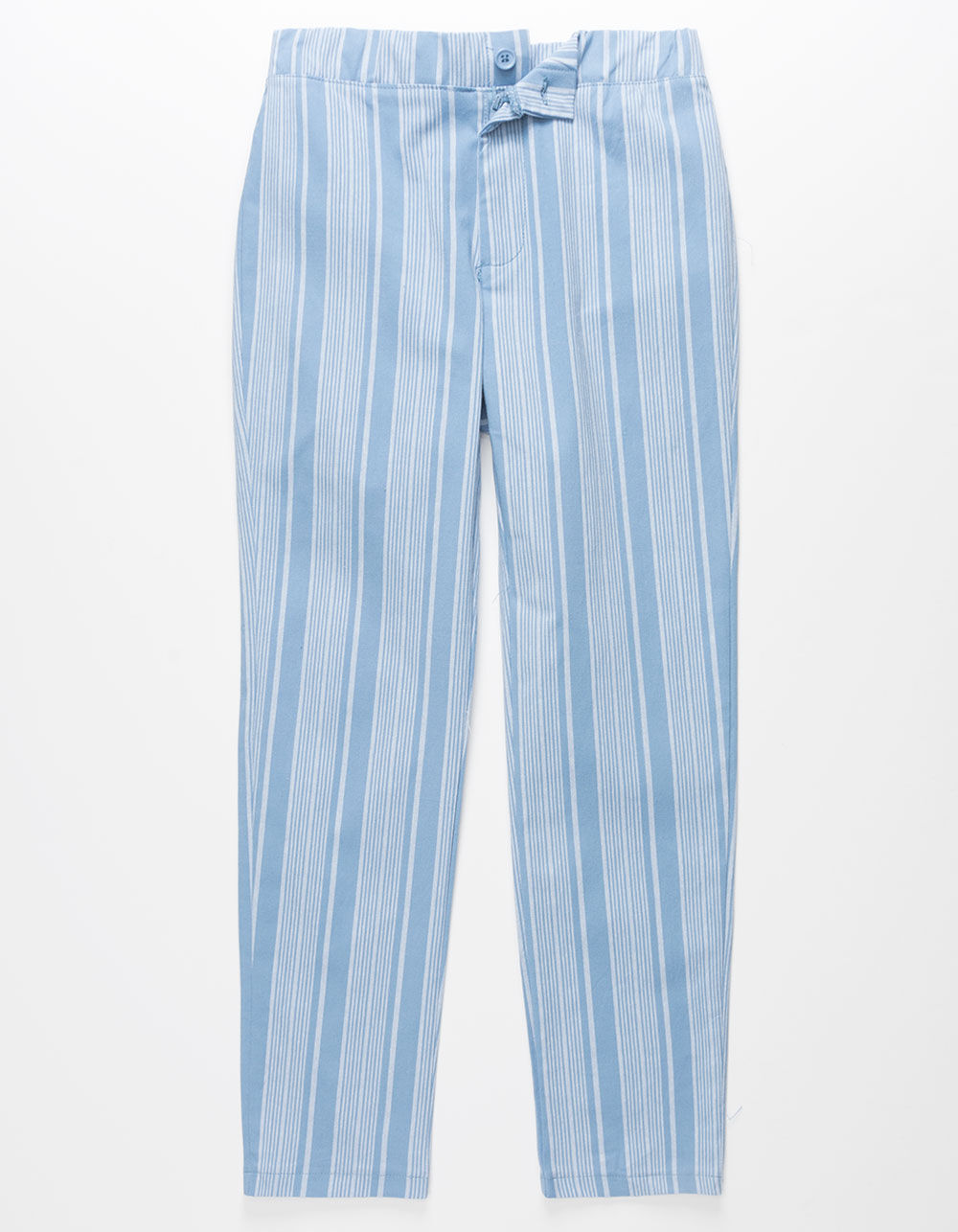 WHITE FAWN Stripe Girls Crop Pants - BLUE COMBO | Tillys