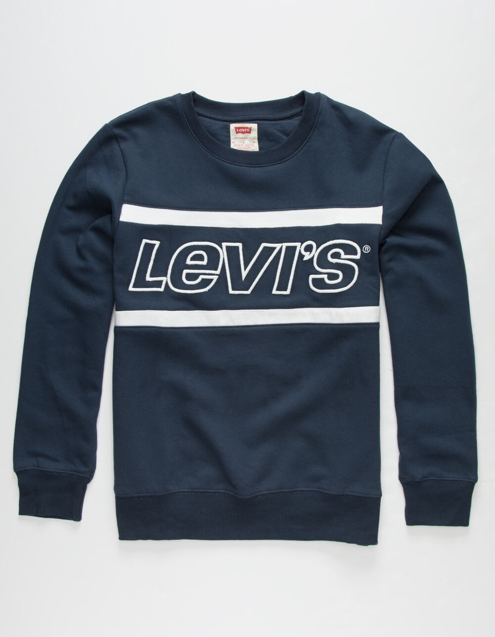 LEVI'S Colorblock Boys Pullover Sweatshirt - NAVY | Tillys
