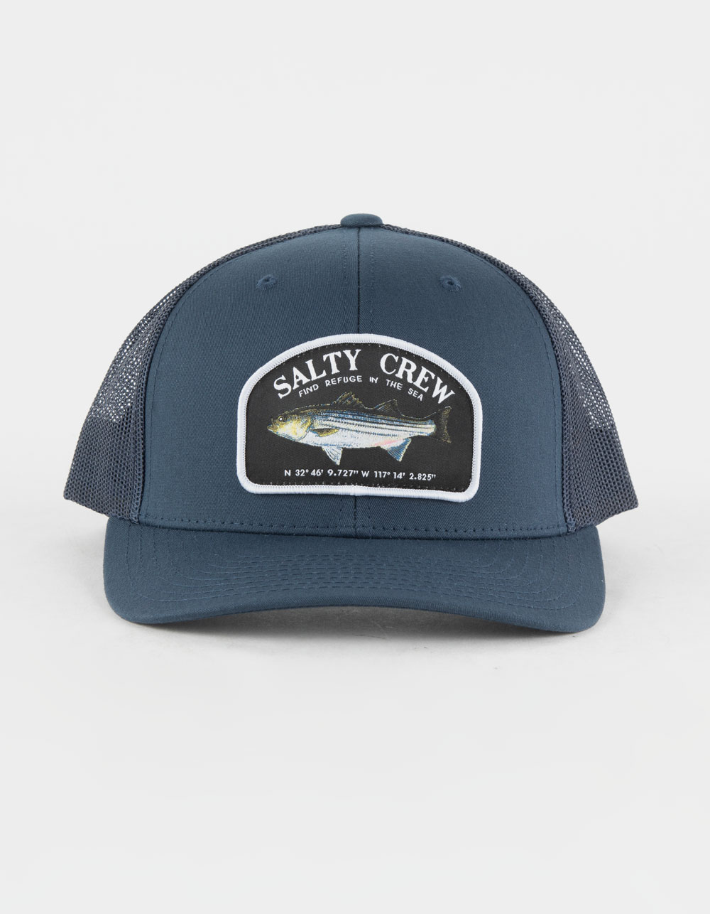 Salty Crew Striper Retro Trucker Hat - Navy